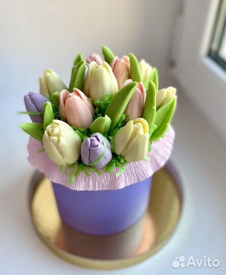 Цветы из шоколада