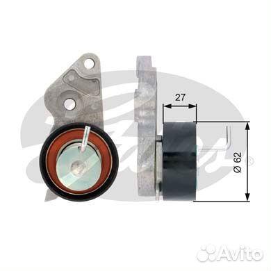 Натяжной ролик привода грм powergrip T43127