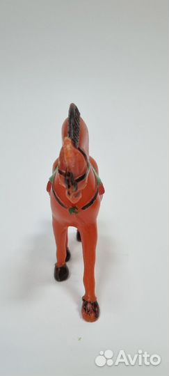 Игрушка СССР. Лошадь. Конь. Цирк. Вятка. Пластик