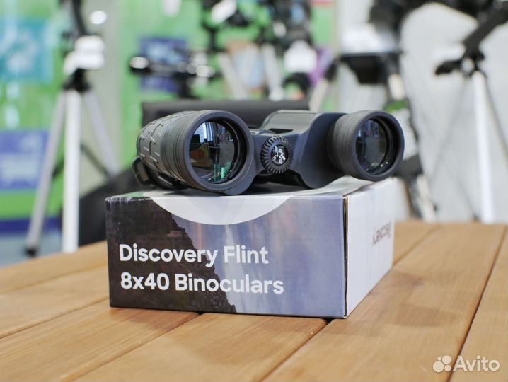 Бинокль Levenhuk Discovery Flint 8x40