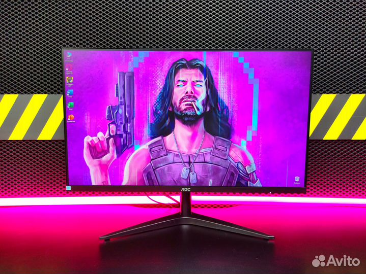 Безрамочный монитор AOC 27” IPS