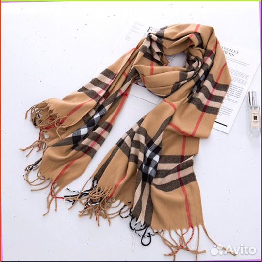 Тёплый шарф Burberry (Арт: 10382)