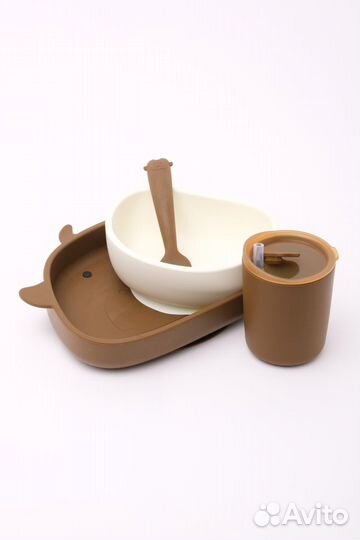 Посуда силиконовая для прикорма Коровка