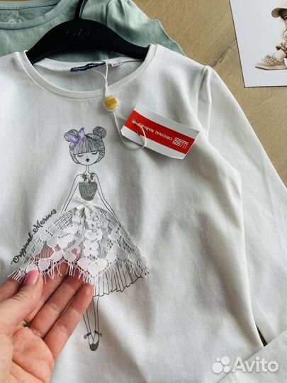 Футболка с длинным рукавом 116 размер
