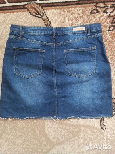 Джинсовая юбка женская
