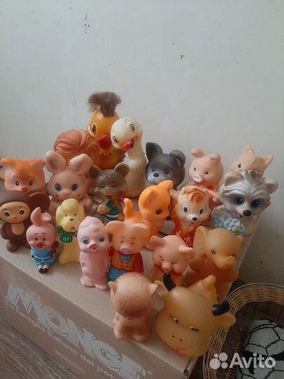 Коллекция резиновых игрушек СССР