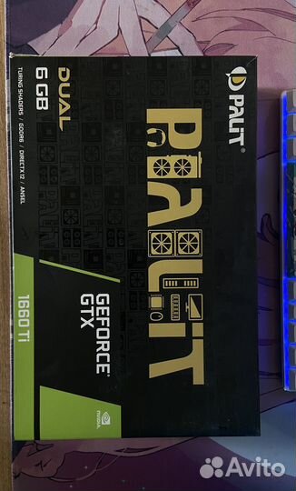 Видеокарта Palit GeForce GTX 1660 Ti Dual