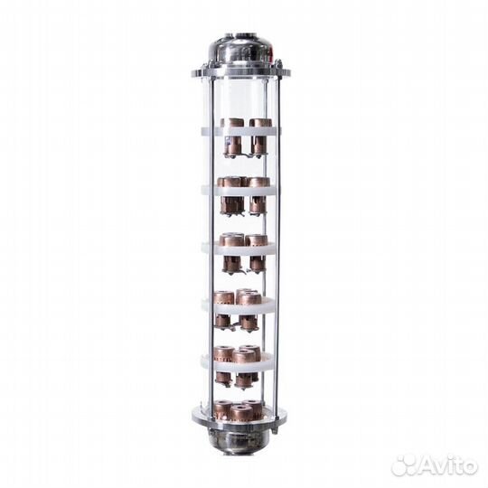 Колпачково-тарельчатая колонна алкаш, 6 тар нерж