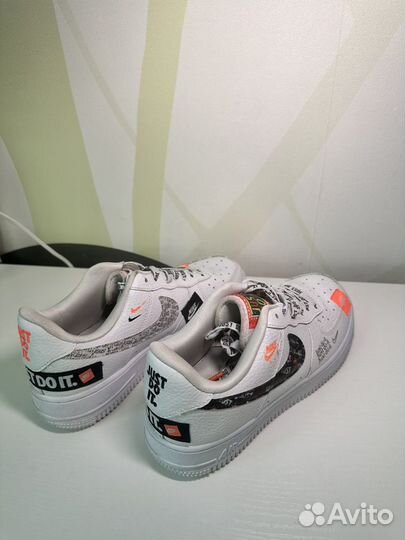 Кроссовки nike AIR force 1 LOW just DO IT white