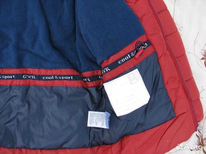 Новая теплая зимняя до -30 куртка бренд