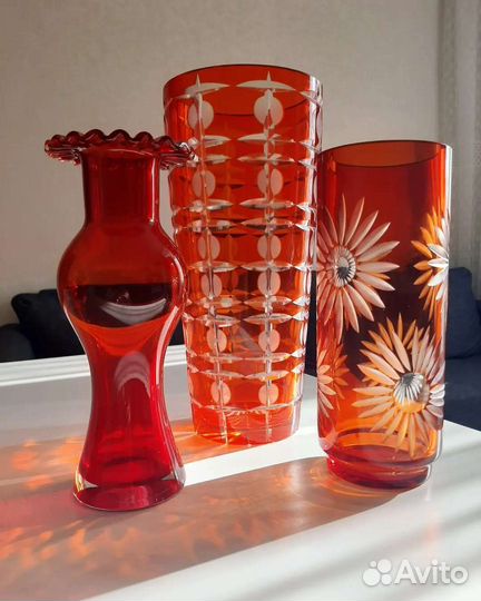 Винтажные вазы, фужеры, корзинки СССР