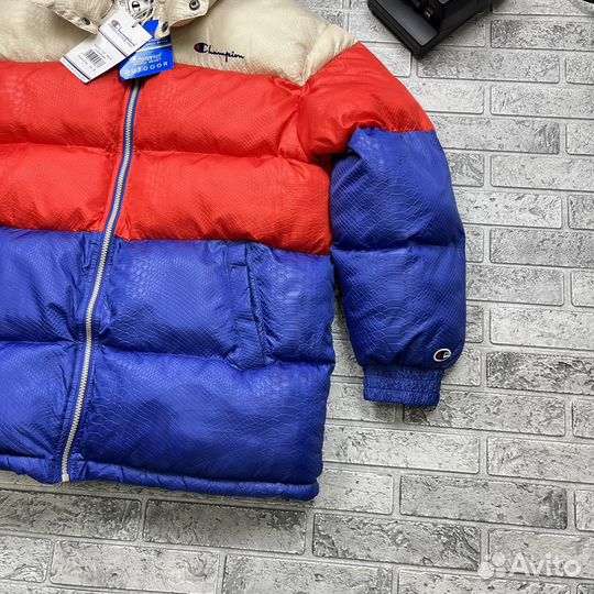 Пуховик Champion x Snake Scales Новый