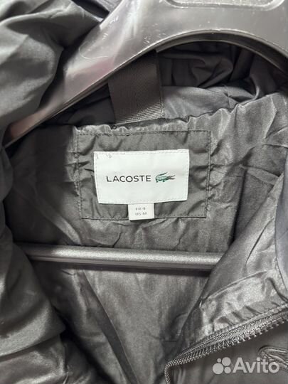 Пуховик мужской lacoste