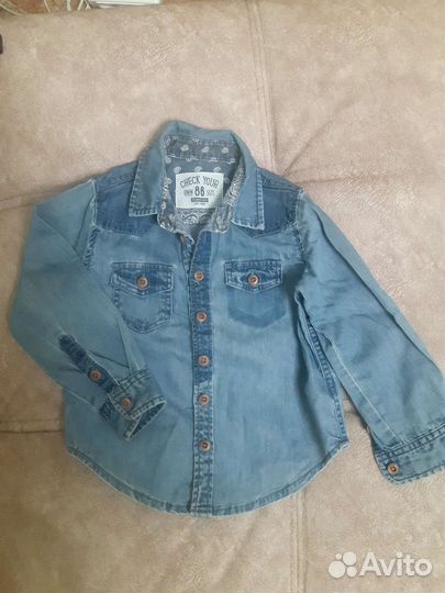 Джинсовая рубашка reserved