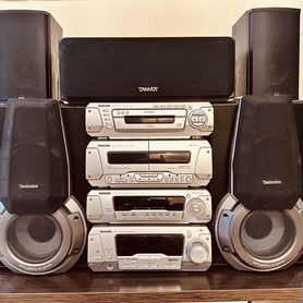 Музыкальный центр technics 760, 5 колонок