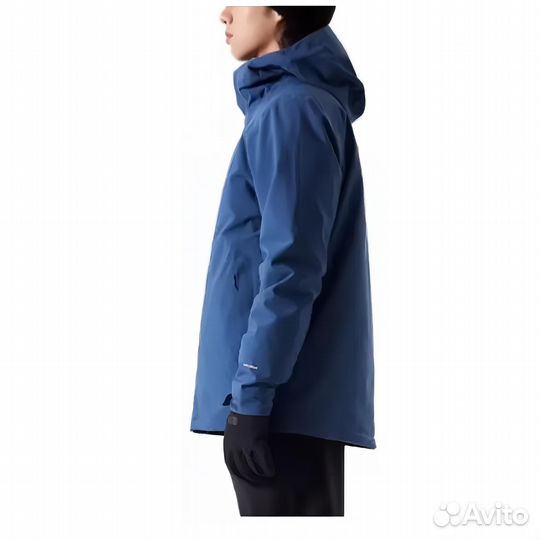 THE north face Windbreaker Jackets Men Blue+Shopping Bag (XXL)(27)