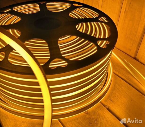 Светодиодный тонкий гибкий неон 8х16мм ip68