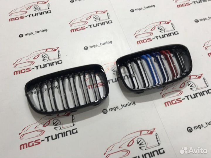 Решетка BMW 1 серии f20 11-15 гг. триколор