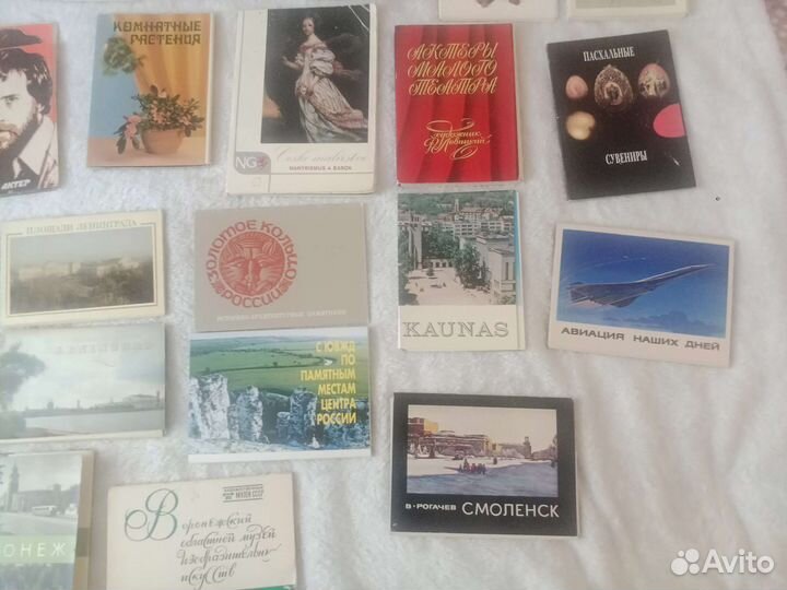 Наборы фотокарточек/открыток с подписями СССР