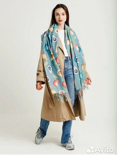 Палантин авокадо