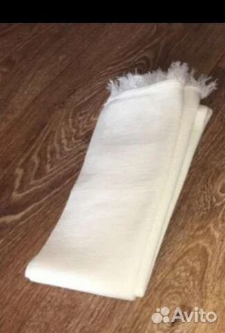 Кашне парадное-белое