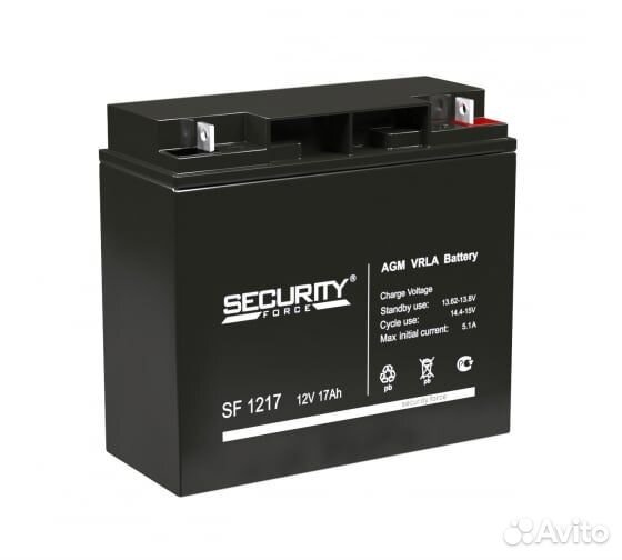 Аккумулятор 12в 17ач