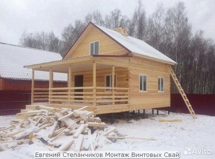 Сваи винтовые для фундамента установка