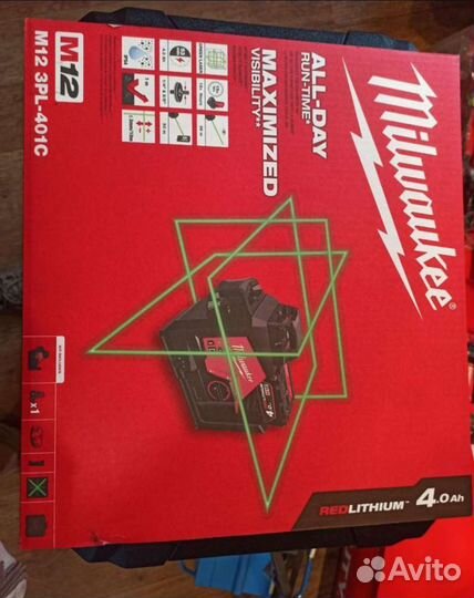 Лазерный уровень Milwaukee M12 3PL 4933478103