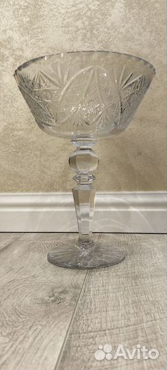 Ваза хрустальная для фруктов и конфет