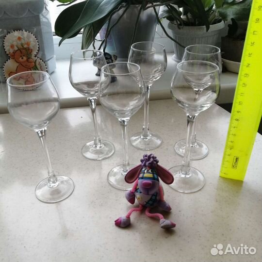 Рюмочки на ножке, стекло