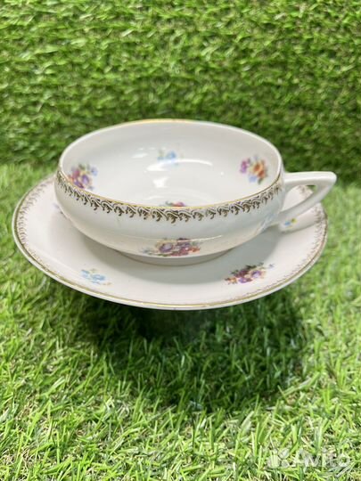 Чайная пара 1934 нкмп Дмитровская ф-ка Вербилки