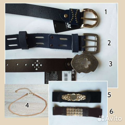 Ремень натуральная кожа. Новый