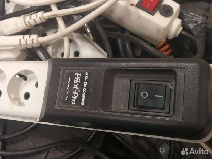 Сетевые фильтры, удлинители 10 и 16 А, новые и бу