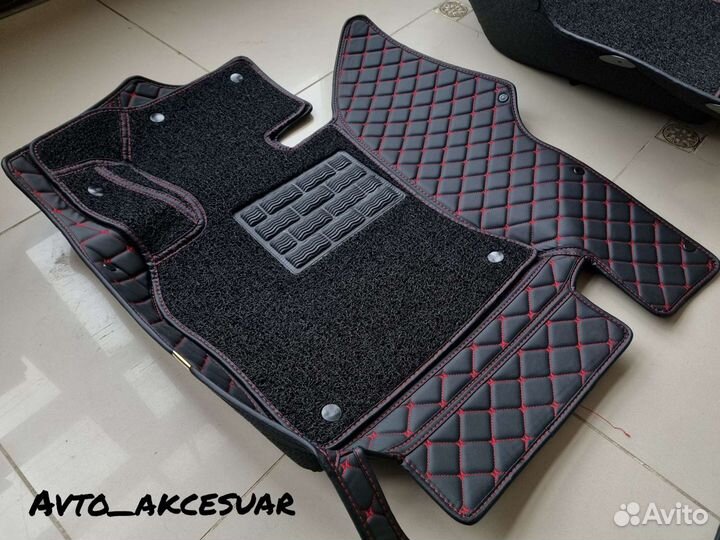 5D Коврики Toyota Camry V70 V50 V40 крас