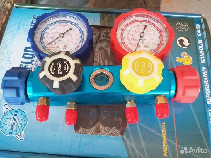 Манометрический коллектор, четырех вентильный