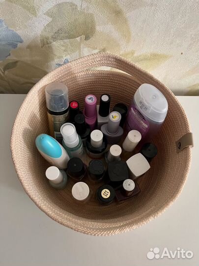 Корзина с ручками для хранения вещей