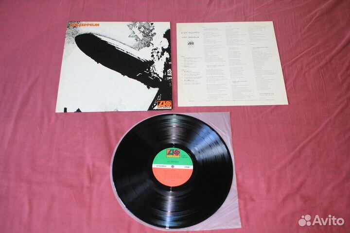 LED Zeppelin редкие LP japan постер 1-пресс