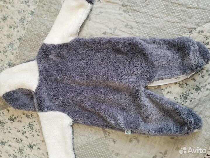 Плюшевый комбинезон 68 р