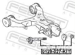 Болт с эксцентриком (ремкомплект) 0129027KIT