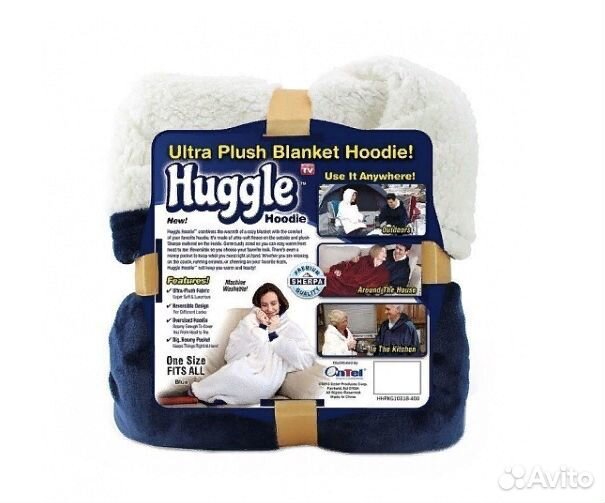 Толстовка Плед Huggle Hoodie
