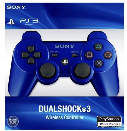 Джойстик беспроводной PS 3 Controller синий