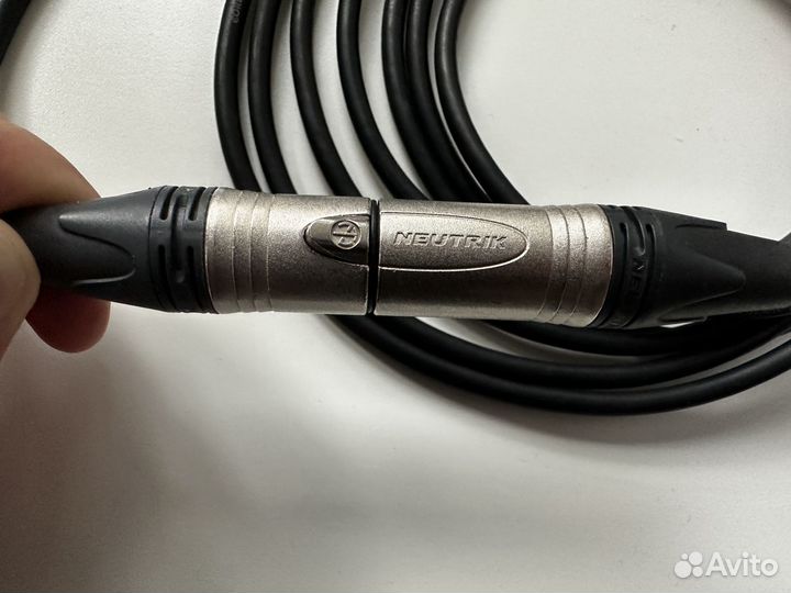 Микрофонный кабель xlr-xlr 4 метра (с neutric)