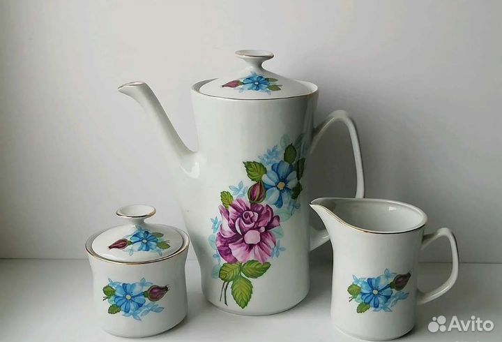 Кофейник большой Польша винтаж