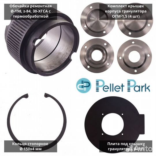 Запчасти для гранулятора огм-1.5