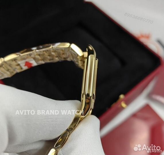 Cartier часы женские panthere 27 mm yellow gold