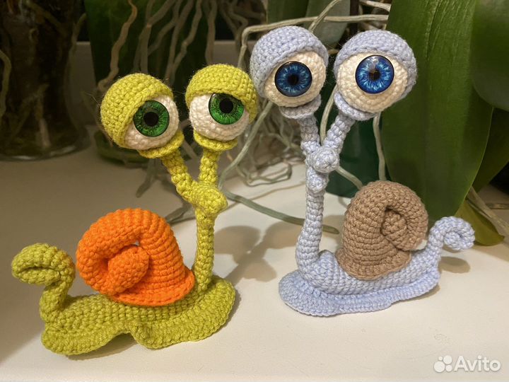 Вязаная крючком Улитка амигуруми