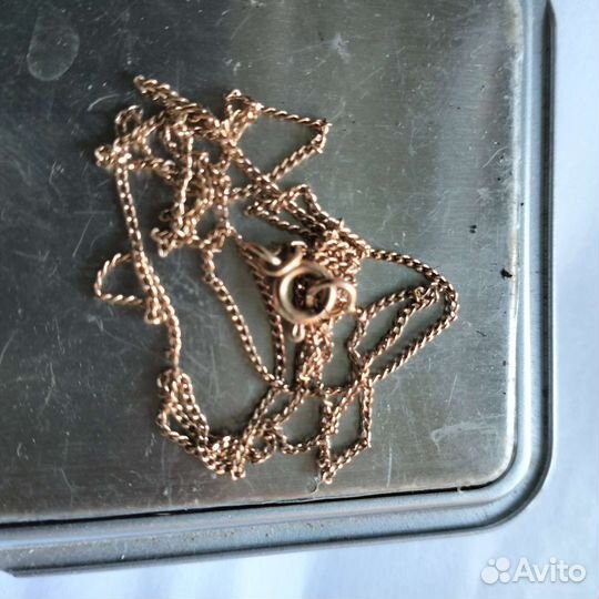 Золото. Цепь с крестом