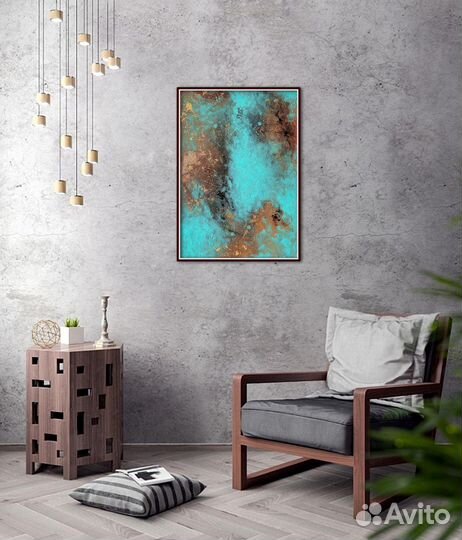 Картина интерьерная абстракция