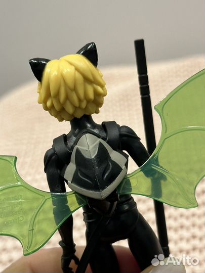 Кукла Супер Кот (Кот Нуар) 12 см + киндеры