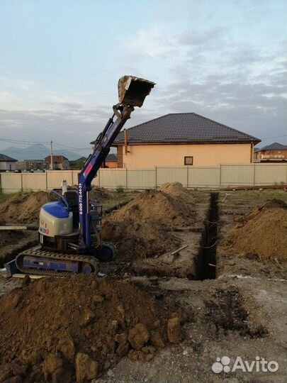Услуги мини-экскаватора